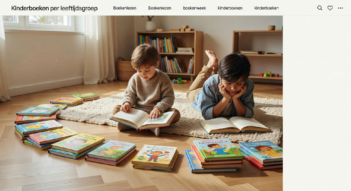Kinderboeken per leeftijdsgroep