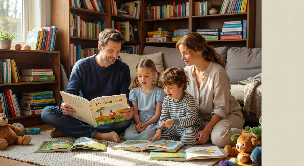 Samen lezen als gezin